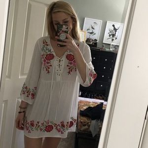 Forever 21 Embroidered Dress